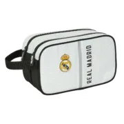 Nécessaire de Viagem Real Madrid C.F. Branco Cinzento Desportivo 26 x 15 x 12.5 cm Desporto | Lazer - nacloset
