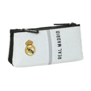 Nécessaire de Viagem Real Madrid C.F. Branco Cinzento Desportivo 22 x 10 x 8 cm Desporto | Lazer - nacloset