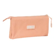 Estojo Triplo Munich Basic Pêssego 22 x 12 x 3 cm Estojo 3 Compartimentos - nacloset 2