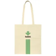 Bolsa Real Betis Balompié Bege Algodão Acessórios de Moda - nacloset