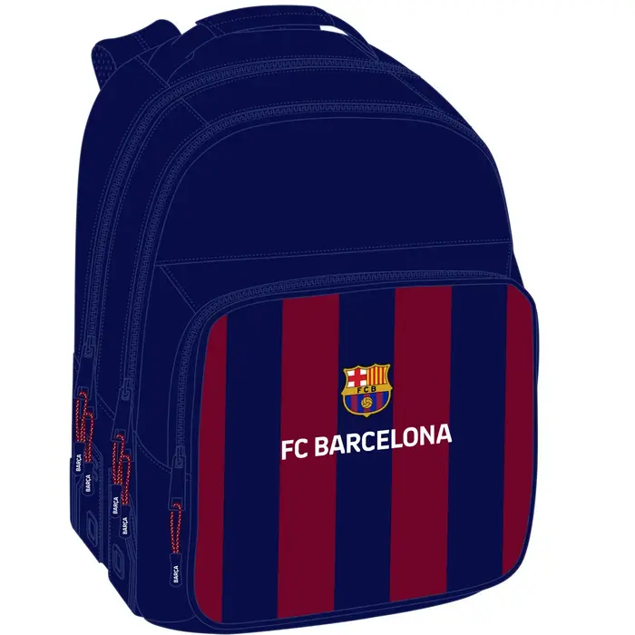 Mochila Escolar F.C. Barcelona 32 x 42 x 15 cm Jogos | Disfarces - nacloset
