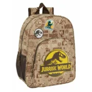 Mochila Escolar Jurassic World Bege 33 x 42 x 14 cm Jogos | Disfarces - nacloset