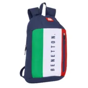 Mochila Casual Benetton Flag Azul Marinho 22 x 39 x 10 cm Acessórios de Moda - nacloset
