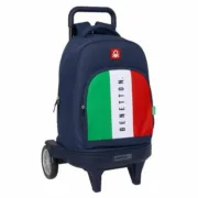 Mochila Escolar Benetton Flag Azul Marinho 33 x 45 x 22 cm Jogos | Disfarces - nacloset