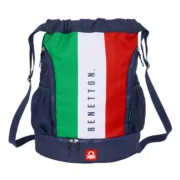 Saco Mochila com Cordas Benetton Flag Azul Marinho 35 x 40 x 1 cm Jogos | Disfarces - nacloset