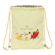 Saco Mochila com Cordas Mufasa Verde Bege 26 x 34 x 1 cm Jogos | Disfarces - nacloset