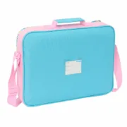 Pasta Escolar Benetton Unique Cor de Rosa Turquesa 38 x 28 x 6 cm Jogos | Disfarces - nacloset 2