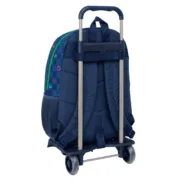 Mochila Escolar com Rodas Benetton Damero Azul Marinho 30 x 46 x 14 cm Jogos | Disfarces - nacloset 2