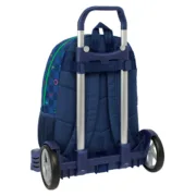 Mochila Escolar com Rodas Benetton Damero Azul Marinho 30 x 46 x 14 cm Jogos | Disfarces - nacloset 2