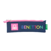 Estojo Benetton Damero Azul Marinho 20 x 6 x 1 cm Estojos - nacloset