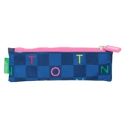 Estojo Benetton Damero Azul Marinho 20 x 6 x 1 cm Estojos - nacloset 2