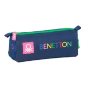 Estojo Benetton Damero Azul Marinho 21 x 8 x 7 cm Estojos - nacloset