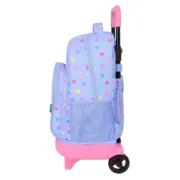 Mochila Escolar Benetton Lila Lilás 33 x 45 x 22 cm Jogos | Disfarces - nacloset 2