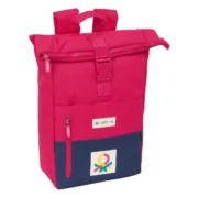 Mochila Casual Benetton Cherry Cereja Azul Marinho Acessórios de Moda - nacloset