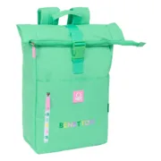 Mochila Casual Benetton Mint Verde Acessórios de Moda - nacloset