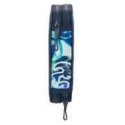Estojo Escolar com Acessórios El Niño Kook Azul Marinho 12,5 x 19,5 x 4 cm 29 Peças Estojos - nacloset 2