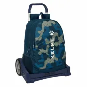 Mochila Escolar com Rodas Kelme Epic Azul Marinho 32 x 44 x 16 cm Jogos | Disfarces - nacloset