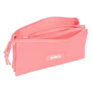 Estojo Triplo F.C. Barcelona Coral 22 x 12 x 3 cm Estojo 3 Compartimentos - nacloset 2