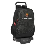 Mochila Escolar com Rodas F.C. Barcelona Black Preto 32 x 44 x 16 cm Jogos | Disfarces - nacloset