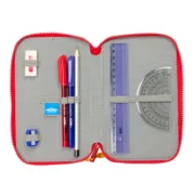 Estojo Triplo Mickey Mouse Clubhouse Good day Azul 12,5 x 19,5 x 5,5 cm 37 Peças Estojo 3 Compartimentos - nacloset 2