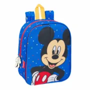 Mochila Escolar Mickey Mouse Clubhouse Good day Azul 22 x 27 x 10 cm Jogos | Disfarces - nacloset