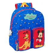 Mochila Escolar Mickey Mouse Clubhouse Good day Azul 28 x 34 x 10 cm Jogos | Disfarces - nacloset