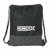 Saco Mochila com Cordas Munich Topo Preto 35 x 40 x 1 cm Jogos | Disfarces - nacloset