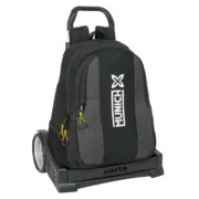 Mochila Escolar com Rodas Munich Topo Preto 32 x 44 x 16 cm Jogos | Disfarces - nacloset