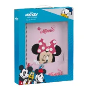 Conjunto de Oferta Minnie Mouse Naive Cor de Rosa 2 Peças Conjuntos de papelaria - nacloset