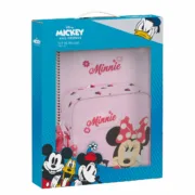 Conjunto de Oferta Minnie Mouse Naive Cor de Rosa 2 Peças Conjuntos de papelaria - nacloset