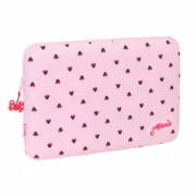 Capa para Portátil Minnie Mouse Naive Cor de Rosa 15,6” 39,5 x 27,5 x 3,5 cm Capas para Tablets - nacloset