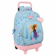 Mochila Escolar com Rodas Frozen Ice magic Azul 33 x 45 x 22 cm Jogos | Disfarces - nacloset