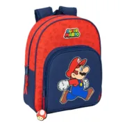 Mochila Escolar Super Mario Trick Vermelho Azul escuro 28 x 34 x 10 cm Jogos | Disfarces - nacloset
