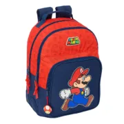 Mochila Escolar Super Mario Trick Vermelho Azul escuro 32 x 42 x 15 cm Jogos | Disfarces - nacloset