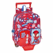 Mochila Escolar com Rodas Spider-Man Rescue Azul Vermelho 22 x 27 x 10 cm Jogos | Disfarces - nacloset