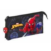 Estojo Spider-Man Attack Preto 22 x 12 x 3 cm Estojos - nacloset