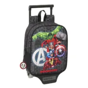 Mochila Escolar com Rodas The Avengers Vendetta Preto 22 x 27 x 10 cm Jogos | Disfarces - nacloset