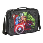 Pasta Escolar The Avengers Vendetta Preto 38 x 28 x 6 cm Jogos | Disfarces - nacloset