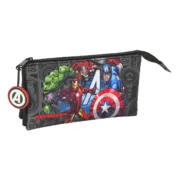 Estojo The Avengers Vendetta Preto 22 x 12 x 3 cm Estojos - nacloset