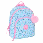 Mochila Casual Vicky Martín Berrocal Paraíso Cor de Rosa Azul Claro 25 x 30 x 13 cm Acessórios de Moda - nacloset