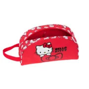 Nécessaire de Viagem Hello Kitty Iconic Branco Vermelho 26 x 16 x 9 cm Desporto | Lazer - nacloset 2
