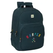 Mochila Escolar Harper & Neyer Azul Marinho 32 x 42 x 15 cm Jogos | Disfarces - nacloset