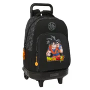 Mochila Escolar com Rodas Dragon Ball Combat Preto 33 x 45 x 22 cm Jogos | Disfarces - nacloset