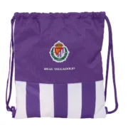 Saco Mochila com Cordas Real Valladolid C.F. Branco Roxo 35 x 40 x 1 cm Jogos | Disfarces - nacloset