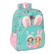 Mochila Escolar Na!Na!Na! Surprise Bunny Cor de Rosa Turquesa 33 x 42 x 14 cm Jogos | Disfarces - nacloset