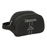 Nécessaire de Viagem Kappa Dark Preto 26 x 15 x 12 cm Desporto | Lazer - nacloset