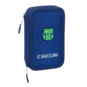 Estojo F.C. Barcelona Azul Marinho 12.5 x 19.5 x 4 cm 29 Peças Estojos - nacloset