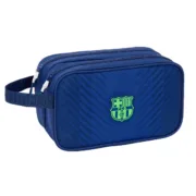 Nécessaire de Viagem F.C. Barcelona Azul Marinho Desportivo 26 x 15 x 12.5 cm Desporto | Lazer - nacloset