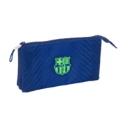 Estojo F.C. Barcelona Azul Marinho 22 x 12 x 3 cm Estojos - nacloset