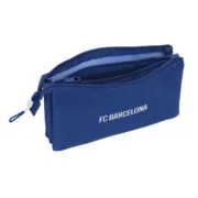 Estojo F.C. Barcelona Azul Marinho 22 x 12 x 3 cm Estojos - nacloset 2